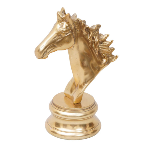 Champagne gold show piece horse head